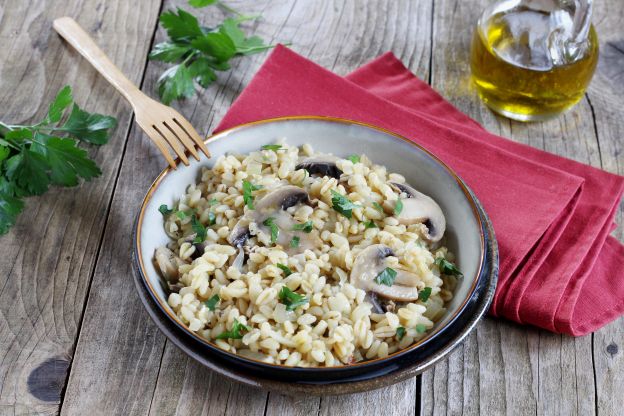 Super leichtes Champignon-Risotto!