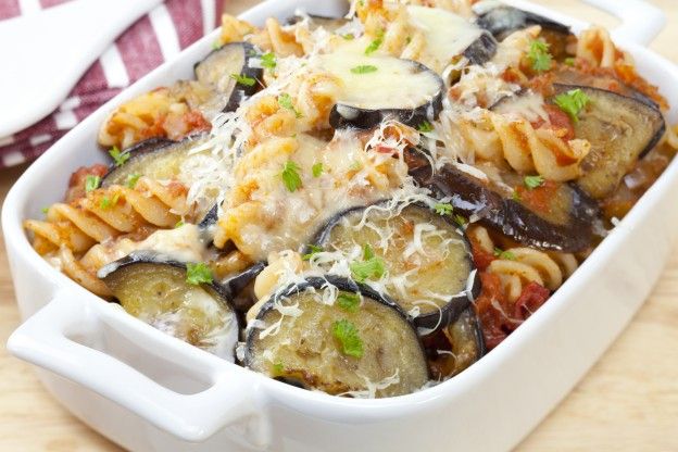 Fusilligratin mit Tomaten und Zucchini