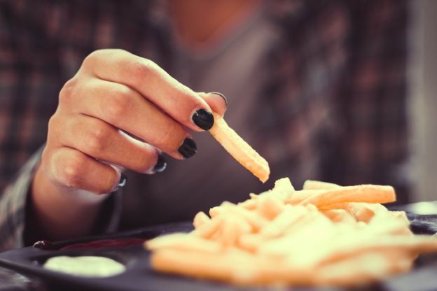 Du DARFST Pommes essen