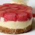 New York Cheesecake mit Rhabarber