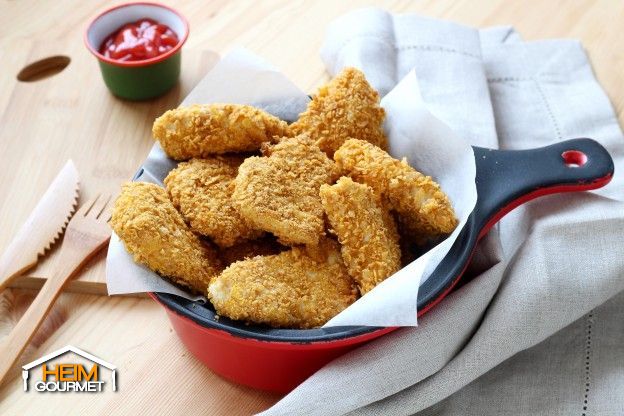 Selbst gemachte Chicken Nuggets