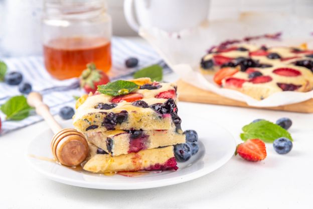 Beeren-Blechkuchen
