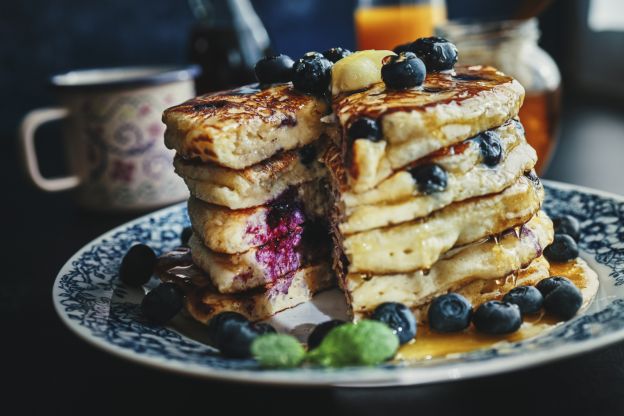 Blaubeer Pancakes