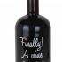Flasche und Glas in einem