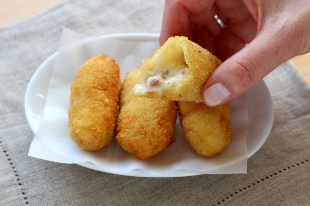 1.Spanische Kroketten mit Schinken und Béchamelsoße