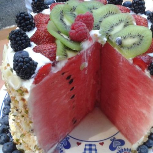 Wassermelonen Torte