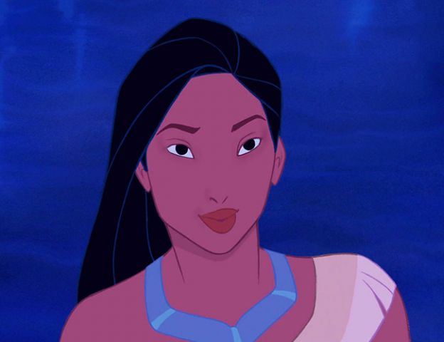 Pocahontas ungeschminkt