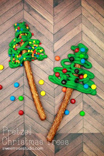Weihnachtsbaum-Cakepops
