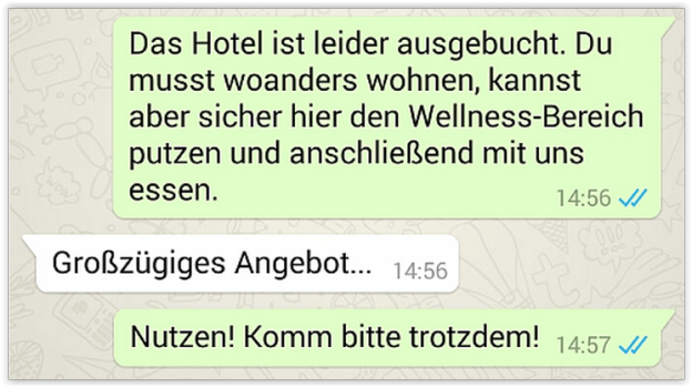 Diese Texte hätten wohl besser nochmal Korrektur gelesen werden sollen