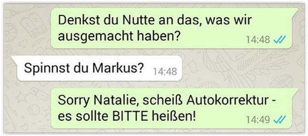 Diese Texte hätten wohl besser nochmal Korrektur gelesen werden sollen