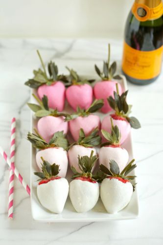 Erdbeeren in Joghurt