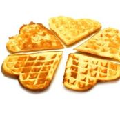 Waffeln mit Quark