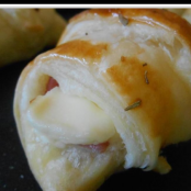 Mini Croissants mit Schinken und KIRI-Käse