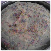 Selbstgemachter Regenbogen-Kuchen - Schritt 4