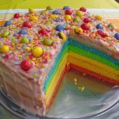 Regenbogen-Torte