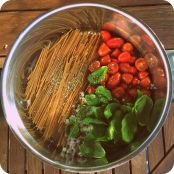 One-Pot Pasta nach Martha Stewart - Schritt 1