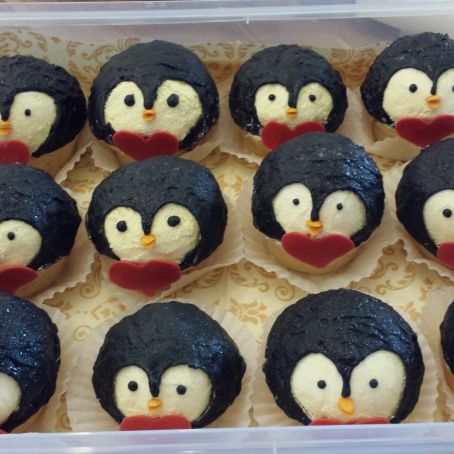 Pinguin Cupcakes