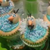 Olaf-Zitronen Cupcakes - Schritt 5