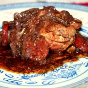 Huehnerbruestchen mit Chorizo in Rotwein und Balsamico - Schritt 3