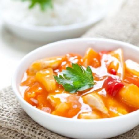 Fruchtiges Hähnchen Curry