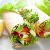 Mexikanischer Wrap mit Hackfleisch