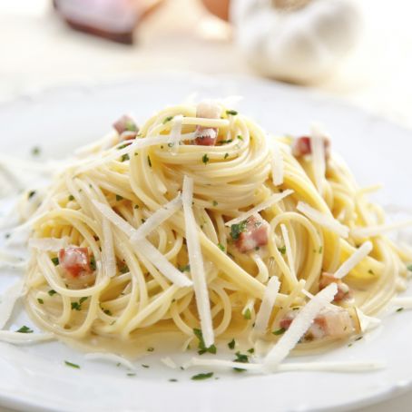 Leckere Spaghetti Carbonara wie in Italien