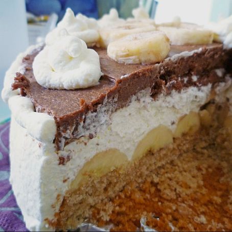 Schokoladen - Bananen Torte