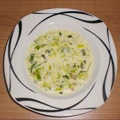 Käse - Lauch - Suppe mit Hackfleisch - Schritt 1