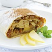 Apfelstrudel mit Mürbteig