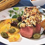 Lammlachse mit Schafskäse-Kruste