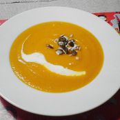 Kürbiscreme -Suppe