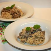 Spaghettini mit Pilzen und Rinderhack - Schritt 2
