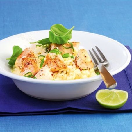 Limetten - Hähnchen - Risotto
