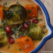 Rosenkohl-Süßkartoffel-Curry - Schritt 2