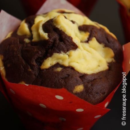 Schoko-Käsekuchen-Muffins