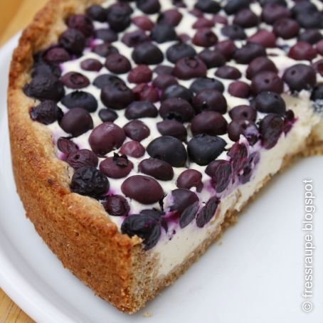 Schwedischer Blaubeer-Käsekuchen