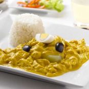 Aji de Gallina - Peruanisch pikante Hähnchenbrust