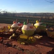 herbstlicher Apfel Cupcake