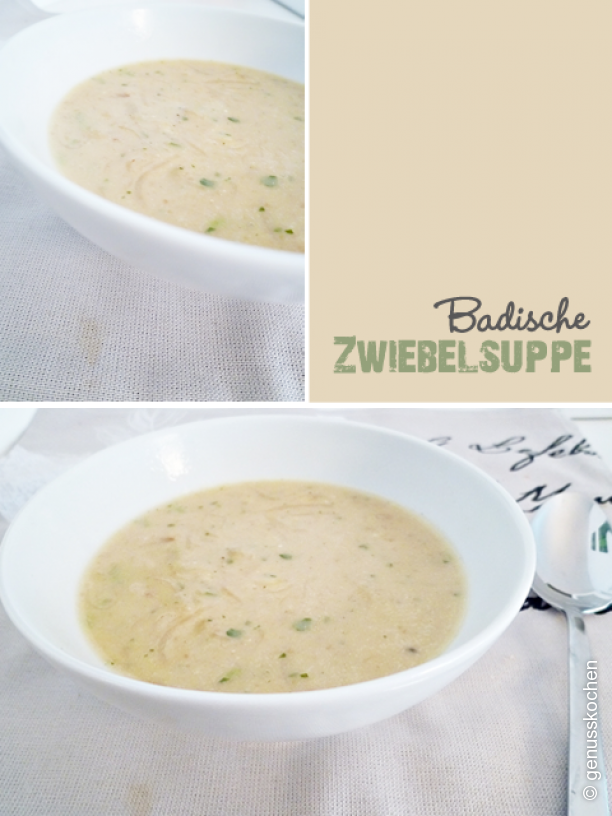 Zwiebelsuppe auf Badener Art