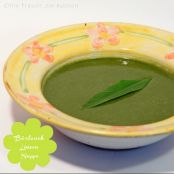 Bärlauch Linsen Suppe - Austria meets India - #vegan