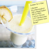 Bananen-Mango-Quarkshake