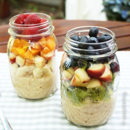 Basenfrühstück aus dem Glas