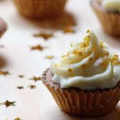 Golden-Star-Cupcakes