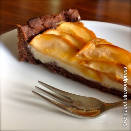 Birnen-Brownie-Tarte