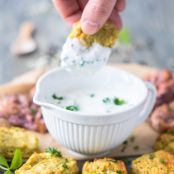 Blumenkohl Fingerfood mit Dip - Schritt 3