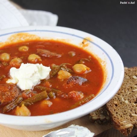 Mamas grüne Bohnensuppe