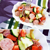 Bratwurstsalat - Schritt 2