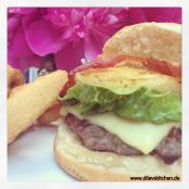 Burger mit gegrillter Ananas und Zwiebelringen - Schritt 4