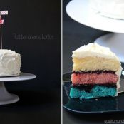 Schnelle bunte Buttercremetorte - Schritt 1