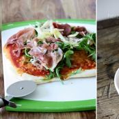 Rucola-Pizza mit Parmaschinken - Schritt 1